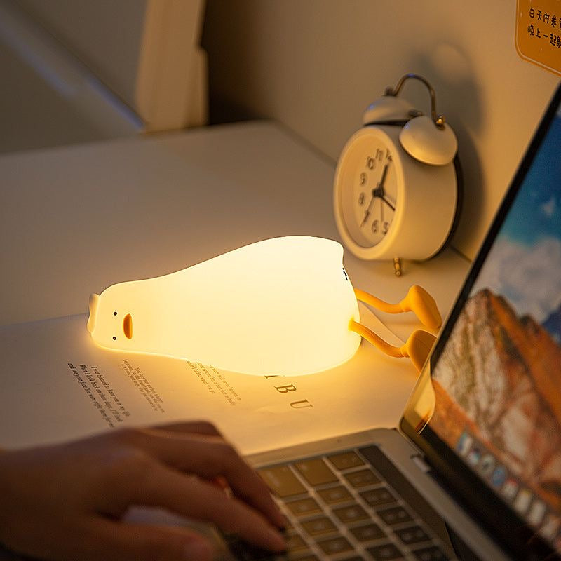 Cute Lying Duck Night Lamp